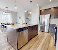 Kitchen Fully Equipped Five Appliances Stainless Steel Kanata