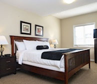 Master Bedroom King Mattress Fully Furnished Apartment Suite Kitchener