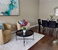Dining Room Fully Furnished Apartment Suite Brampton