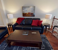 Living Room Free WiFi Fully Furnished Apartment Suite Kanata