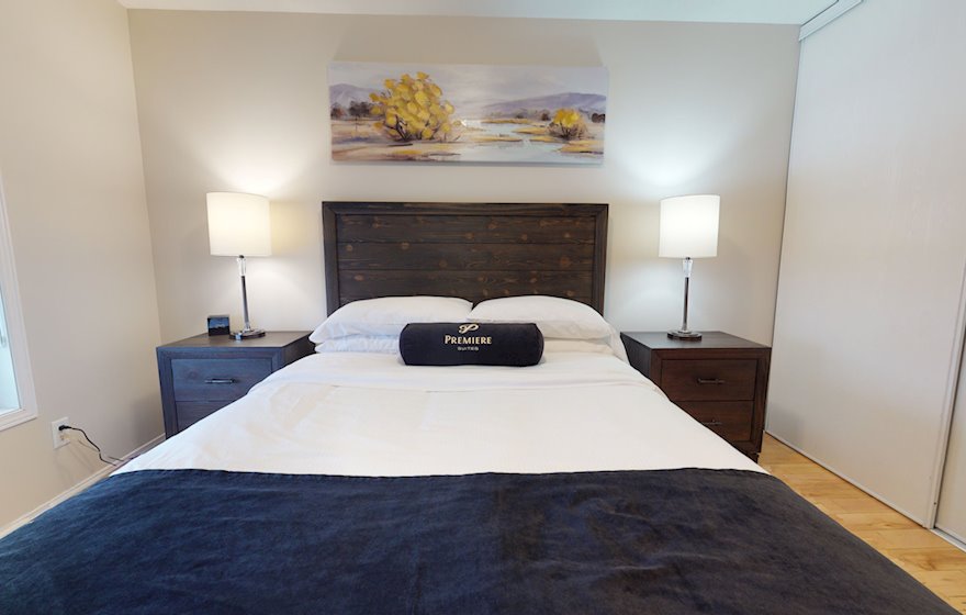 Second Bedroom Queen Mattress Fully Furnished Apartment Suite Kanata