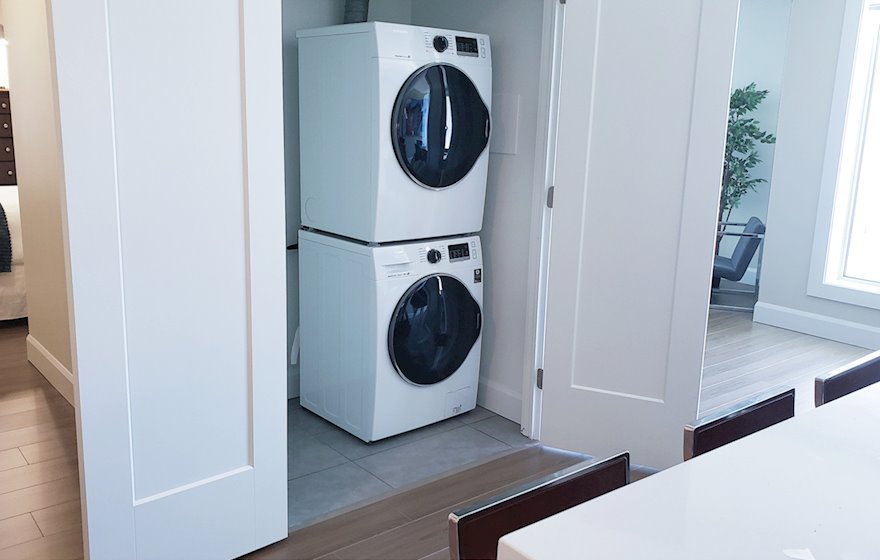 In-Suite Laundry Dryer Washer Apartment Halifax Suite