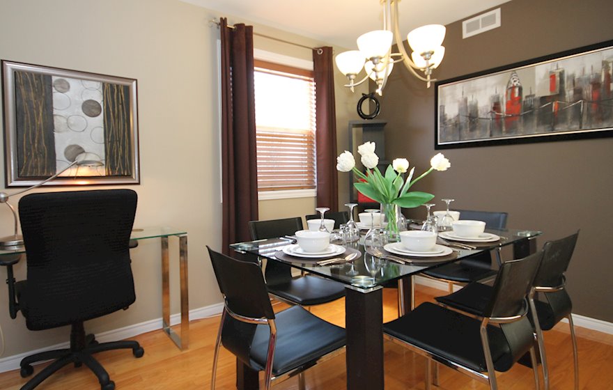 Dining Room Fully Furnished Apartment Claddagh Road St. John's NL