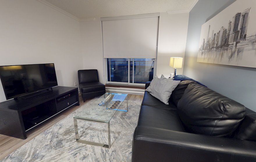 606 Living Room Free WiFi Fully Furnished Apartment Suite Ottawa